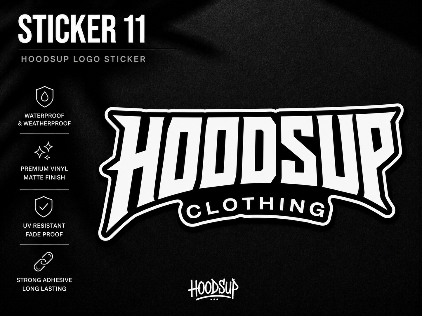 Hoodsup HQ Stickers