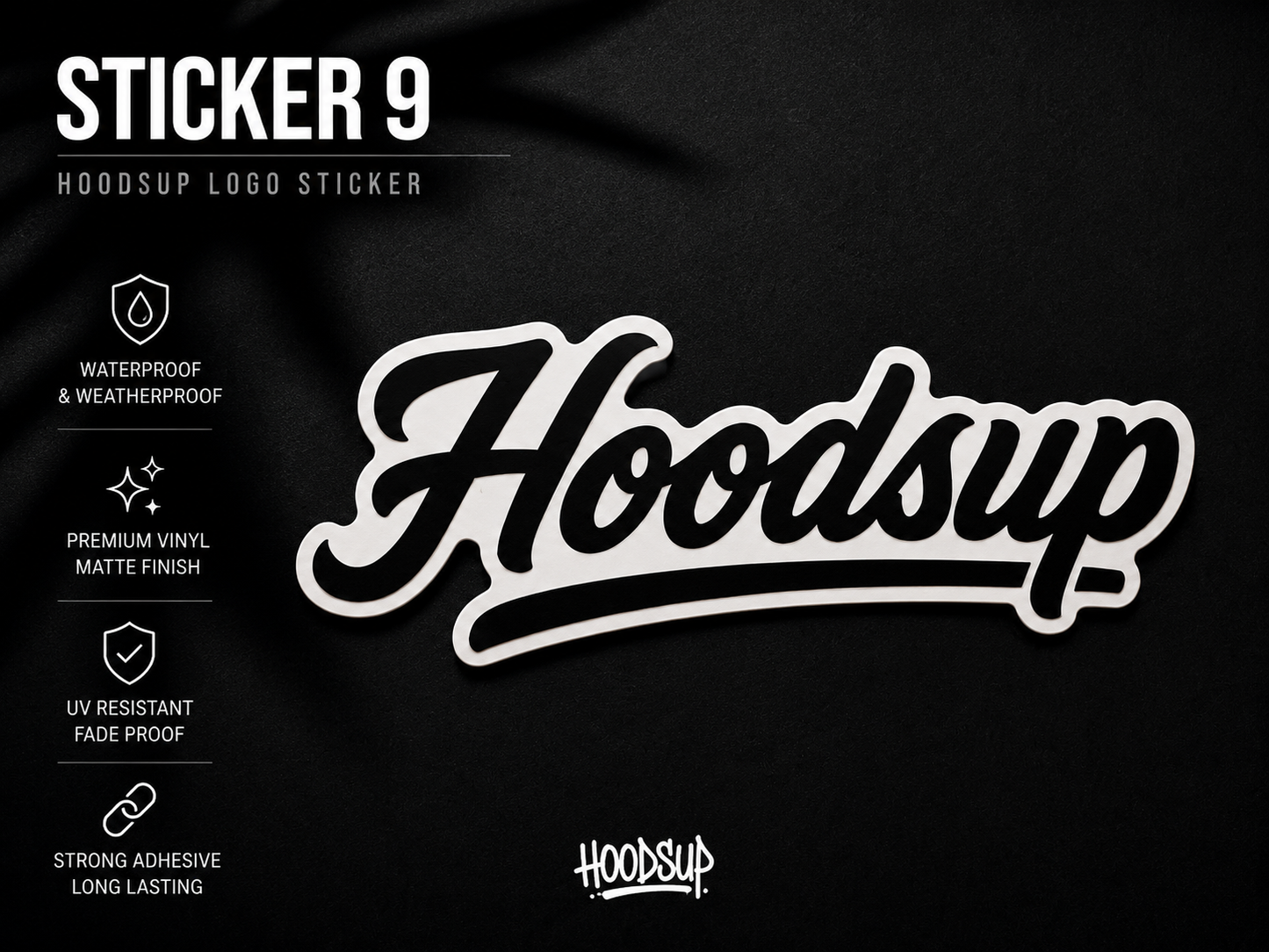 Hoodsup HQ Stickers