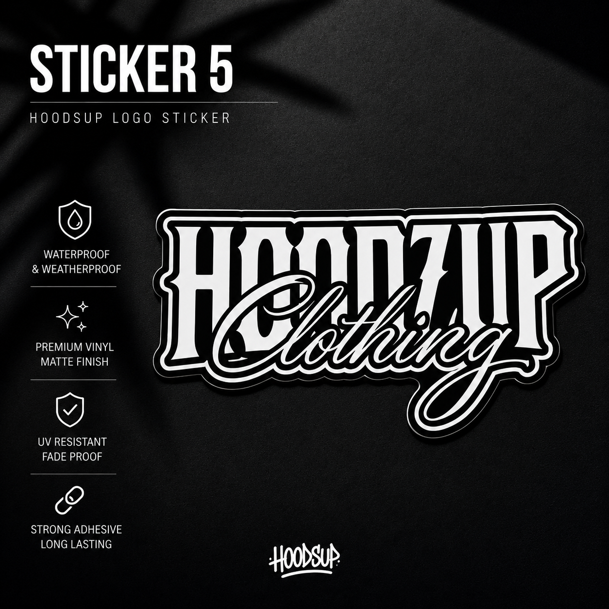 Hoodsup HQ Stickers