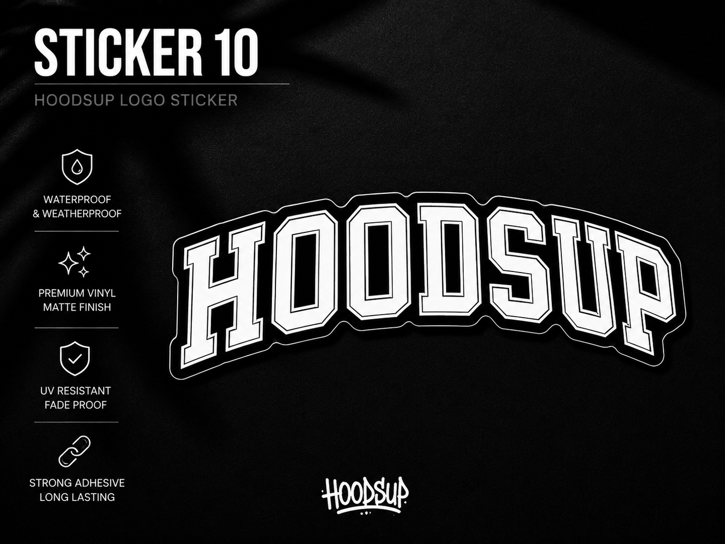 Hoodsup HQ Stickers