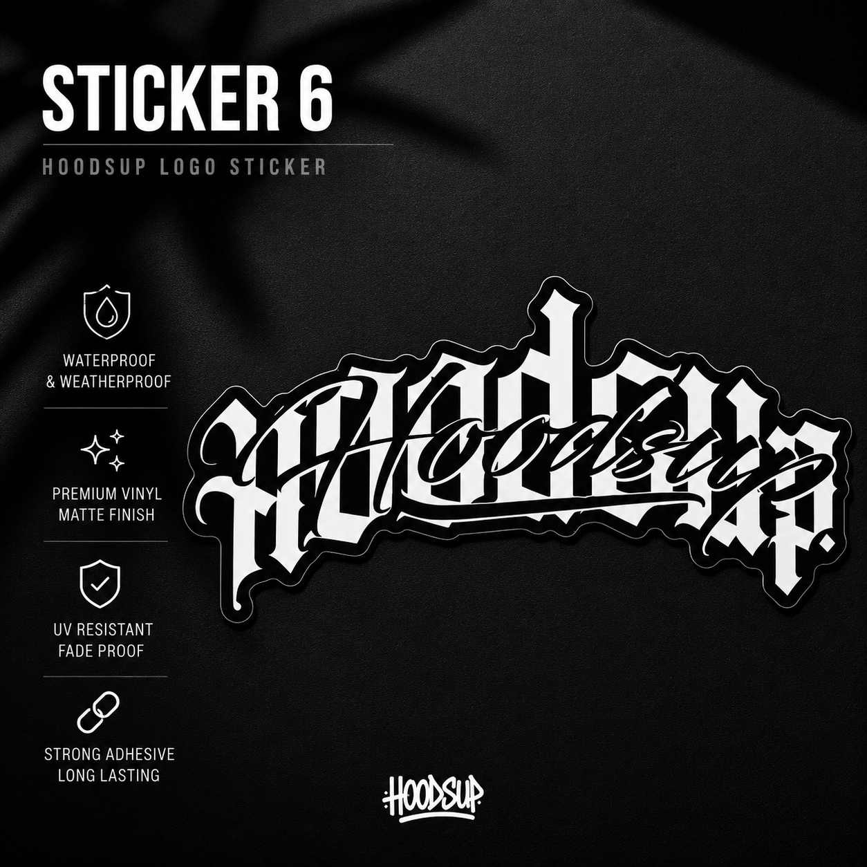 Hoodsup HQ Stickers