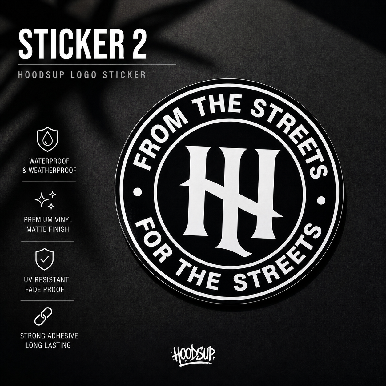 Hoodsup HQ Stickers