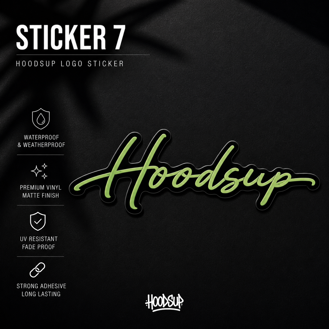 Hoodsup HQ Stickers