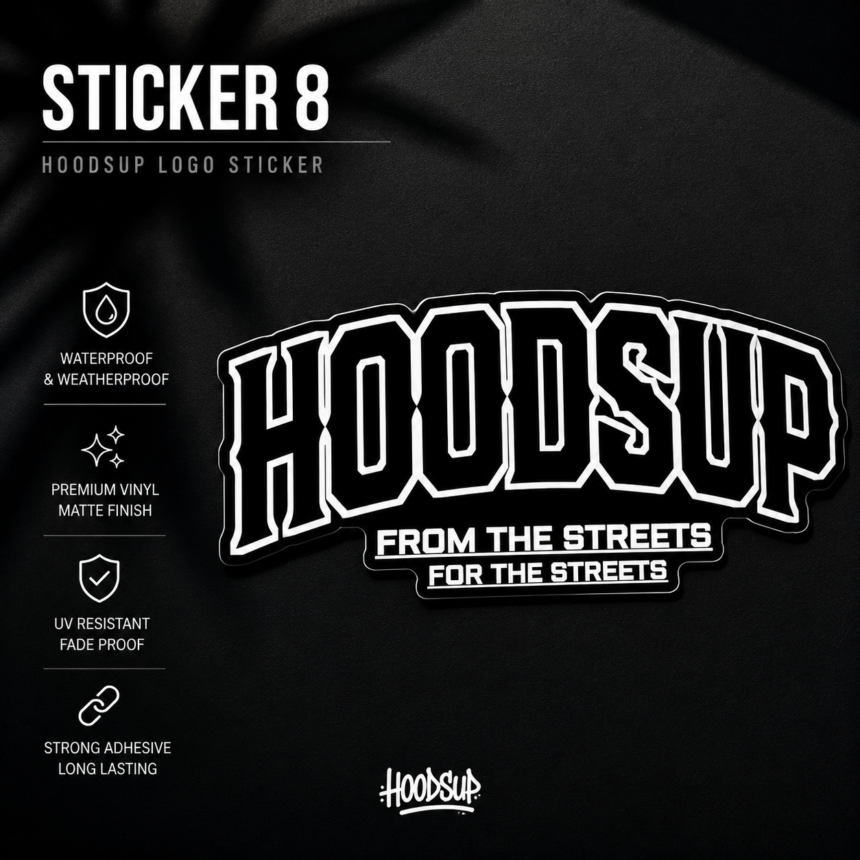 Hoodsup HQ Stickers