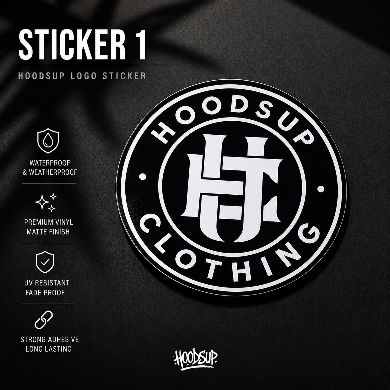 Hoodsup HQ Stickers