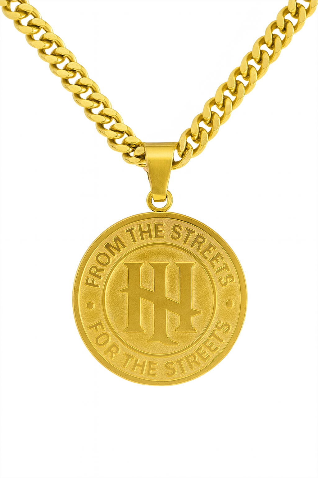 HU Gold Chain & Pendant