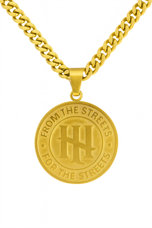 HU Gold Chain & Pendant